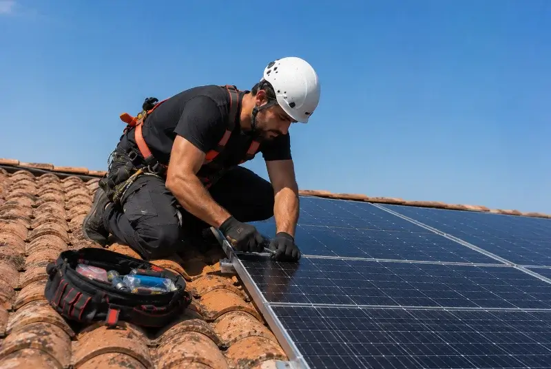 Maintenance et monitoring de panneaux solaires à Ars-en-Ré